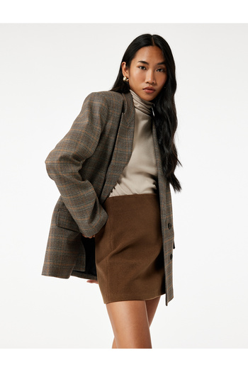 Koton A-Line Slim Fit Mini Skirt