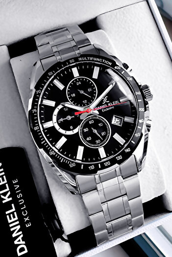 Daniel Klein Exclusive Original Men's Wristwatch Waterproof Silver Color Steel Band Bracelet Dke2006C6