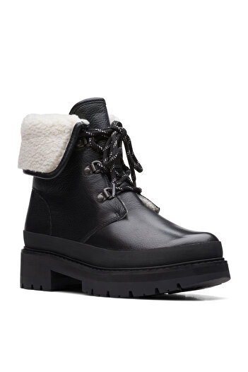 CLARKS Siyah Kadın Deri Bot 26167879