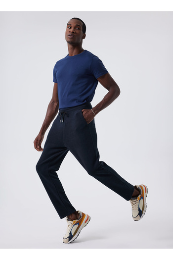 Lee Cooper Ανδρικό παντελόνι με κανονική εφαρμογή μαύρο 241 LCM 227002 SERJO BLACK
