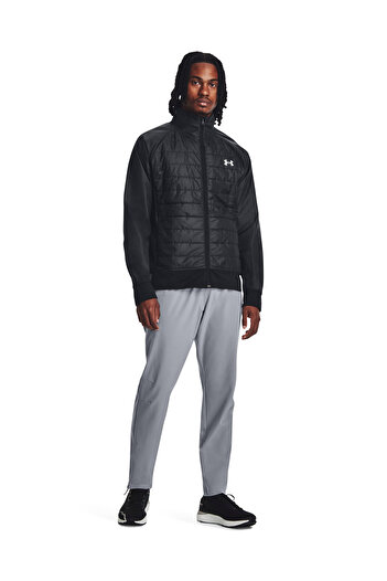 Under Armour 1380868-001 UA STRM INS RUN HBD JKT Siyah Erkek Mont
