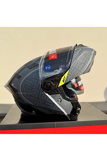 MT Helmets atom 2 Sv destiny c2 çene açılır kask