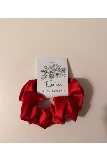 For a Fur 10-Piece Henna Gift Red Satin Buckle Bagel Buckle Bridesmaid Buckle