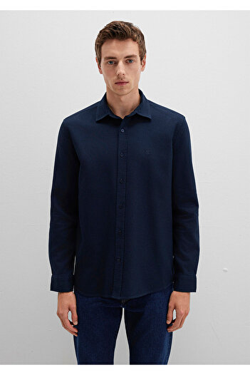 Mavi Lacivert Gömlek Slim Fit / Dar Kesim 0211656-80872