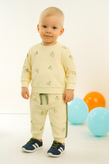 ciccimbaby Baby Set 100% Cotton Long Sleeve 2-Piece Set