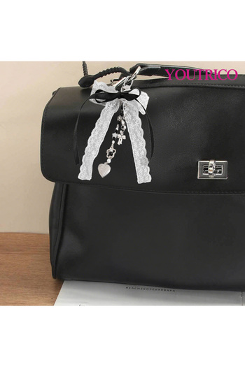 Youtrico Girls' Bow Ribbon Bag Accessories,keychain,bag charm love gift