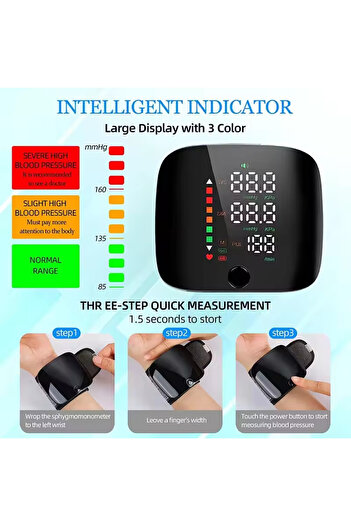 Choice Portuguese Voice Rechargeable Wrist Blood Pressure Monitor Medical English Voice Digitlal Tensiometr