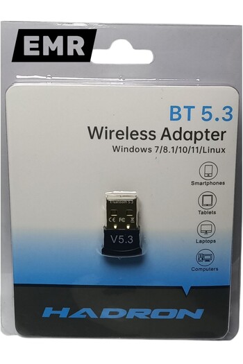 SevdePet جهاز بلوتوث صغير للكمبيوتر المكتبي والمحمول V5 3 مع منفذ USB ودونجل بلوتوث 5.3