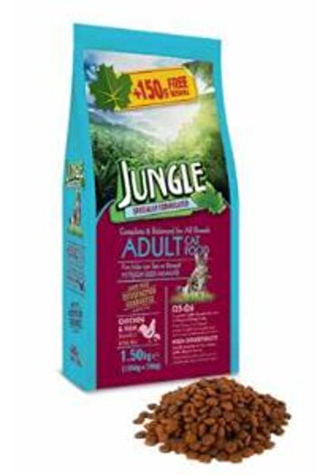 Jungle 1.5 Kg Tavuklu-Balıklı Yetişkin Kedi Maması