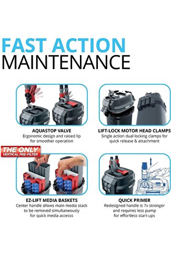 Fluval 207 External Filter 780 L/H / 60-220 Lt