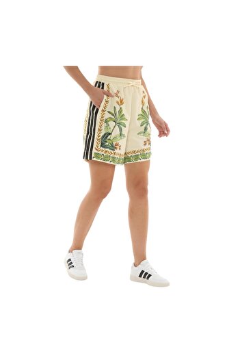 adidas JD6288-K Farm Prm Short Kadın Şort Ve Kapri Krem