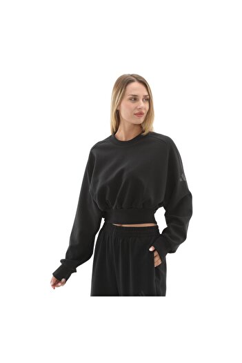 adidas Jm3836-K W All Szn Sl Sw Women's Sweatshirt Black