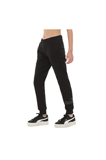 Puma 681496-01 Ess+ Anımal Pants Fl Kadın Eşofman Altı Siyah