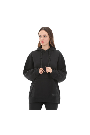 adidas IX9567-K Ksenıa Pkt Hood Γυναικείο φούτερ μαύρο