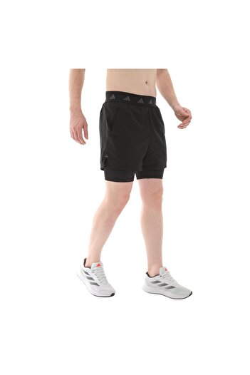 adidas JE5665-E Gym+ 2In1 Short Erkek Şort Ve Kapri Siyah