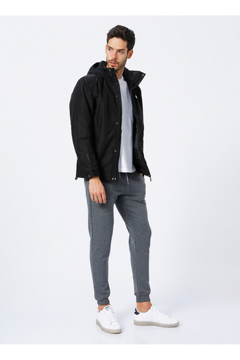 Helly Hansen Black Men's Zippered Raincoat Hh Dubliner Insulated Jacket