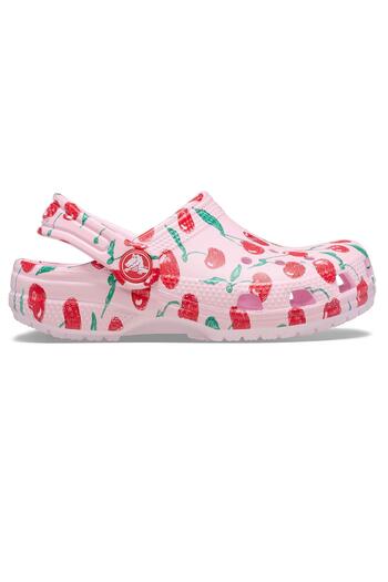 Crocs 211020-6ZW Classic Fructe Proaspete Clog K &amp; Ccedil;Papuci pentru copii roz