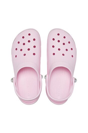 Crocs 211231-6ZW Classic Platform Pearl Clog Γυναικείες Παντόφλες Ροζ