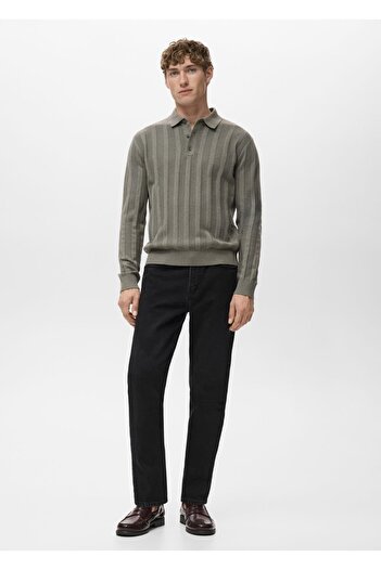 MANGO Man Ben cropped tapered fit jean pantolon