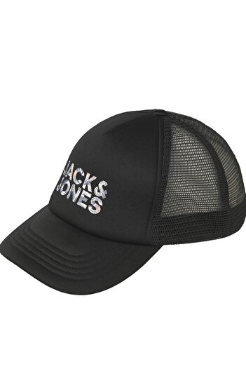 Jack & Jones Jack Jones Written Mesh Unisex Hat Black