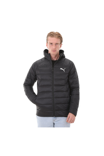 Puma 849355-01 Packlite Hooded Down Jacket Men's Coat Black