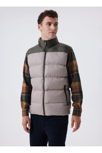 Lee Cooper Beige Men's Vest - 241 LCM, Model235003, BLAIN BEIGE-KHAKI