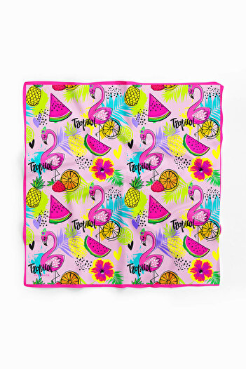Modabutik G100 Flamingo Patterned Bandana