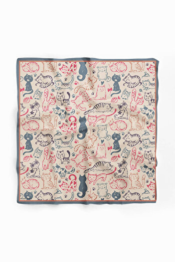 Modabutik Cat Patterned Bandana