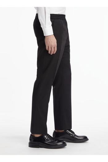 Calvin Klein Normal Bel Normal Paça Slim Fit Siyah Erkek Pantolon K10K111716BEH