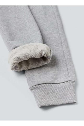 Benetton Düz Paça Gri Melanj Erkek Çocuk Eşofman Altı 3J68CF01P 501