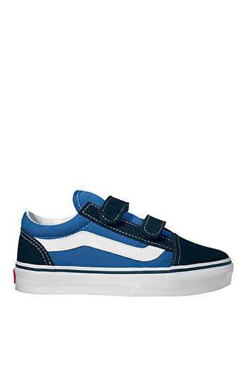 Vans Navy Blue Boys' Leather Walking Shoes Vn000Vhenwd1 Old Skool V