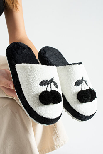 Moda Devrin Black Cherry Winter Women's Slippers