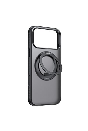 Mcdodo PC-1872 iPhone 17 Pro Max Yakalama Düğmeli Manyetik 360° Halka Standlı Kılıf