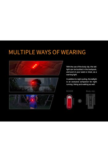 Fenix BC05R - Bicycle Rear Light