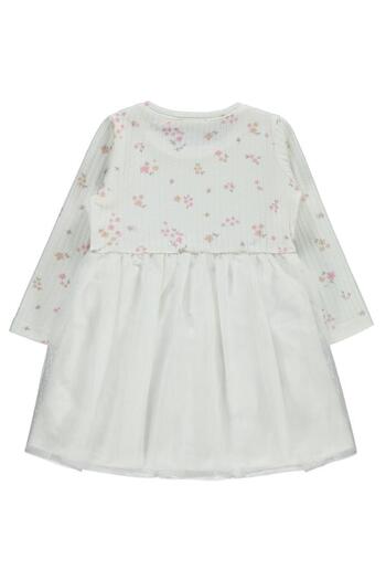 Civil Girls Mini Leafy Flower Emp. 2-5 Years Old Dress - Ecru2-3 Years Old