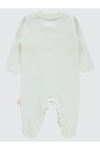 Civil Baby Organic Cotton Newborn 0-3 Months Romper - Ecru0-1 Month