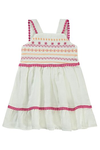 Civil Baby Embroidered 6-18 Month Dress - Ecru12-18 Months
