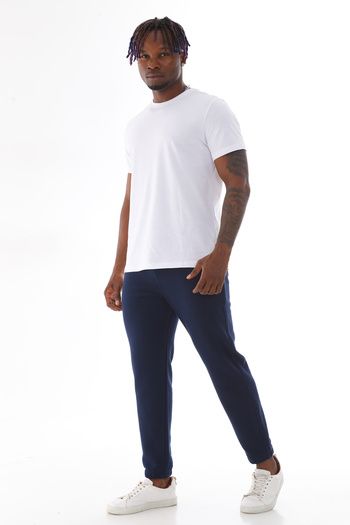 penyebizden Ανδρικό βαμβακερό παντελόνι 3 νημάτων - Navy Blue