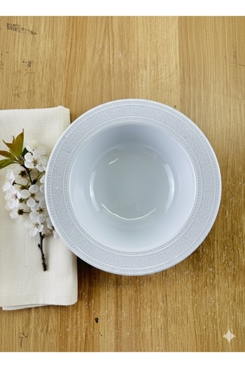 Kütahya Porselen Azalea 16 cm Soup Bowl Set of 6