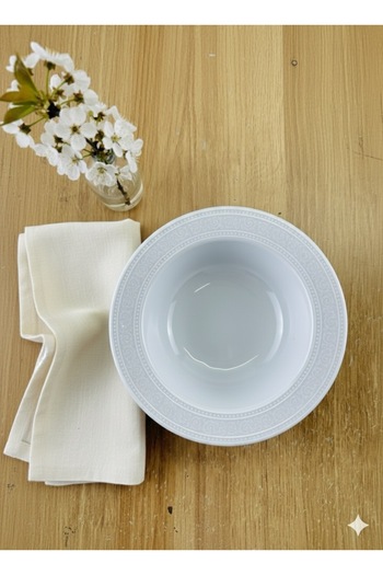 Kütahya Porselen Azalea 16 cm Soup Bowl Set of 6