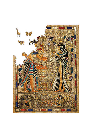 WePuzzleUp Ahşap Puzzle - Antik Mısır - 450 Parça, 29x39 cm