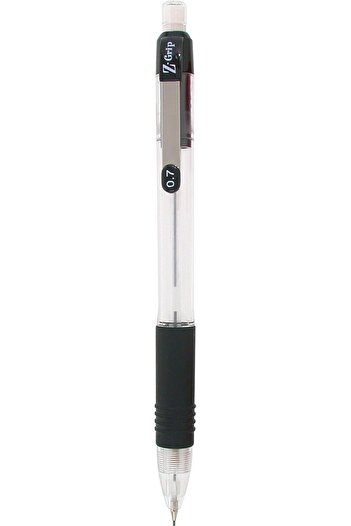 Zebra Pen Z-Grip Mechanical Pencil, 0.7mm Point Size, HB #2 Graphite, Assorted Grip Colors, 5-Count