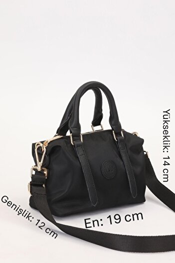 Levidor Black Satin Bag