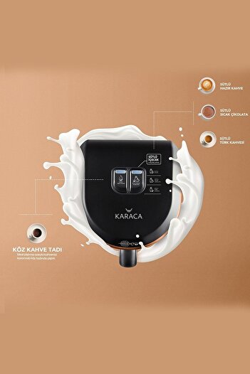 Karaca Hatır Hüps Turkish Coffee Machine with Milk Bronze