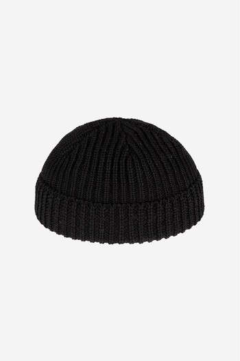 Super Rare Black Short Fisherman Unisex Beret Ft2288Sy