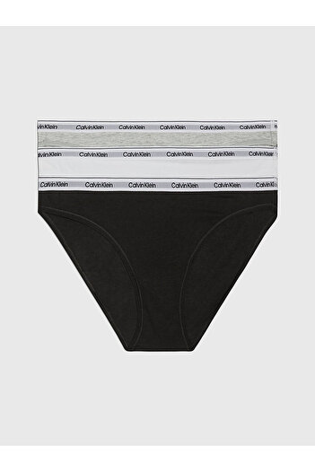 Calvin Klein Kadın Siyah - Gri / Beyaz Bikini