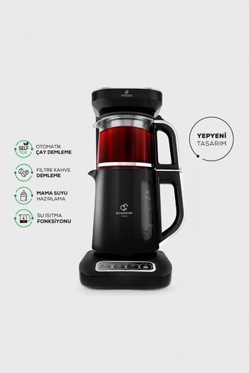 Karaca Robotea Pro 4 în 1 - Aparat de ceai vorbitor Chrome