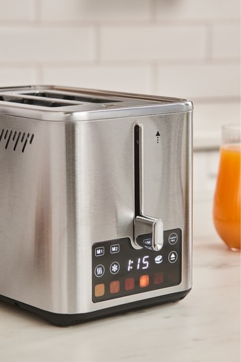 Karaca Color Touch Color Digital Display Inox Toaster 2 Slices Capacity 950 W