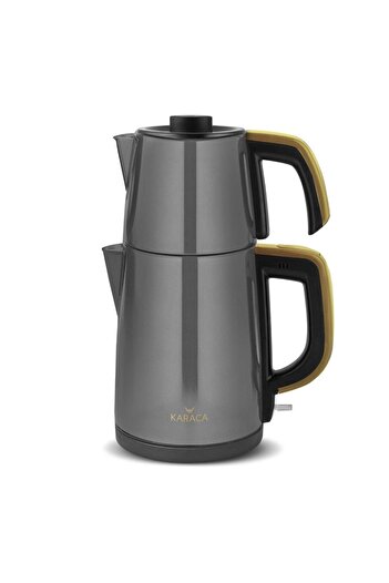 Karaca Anthracite Color Retro Tea Machine