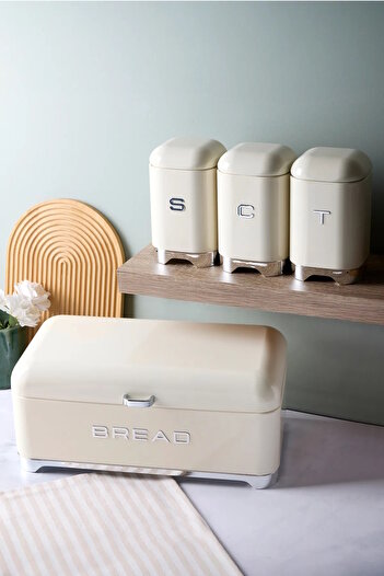 Perotti Plus+ Bread Box and 3-Piece Storage Container 0183